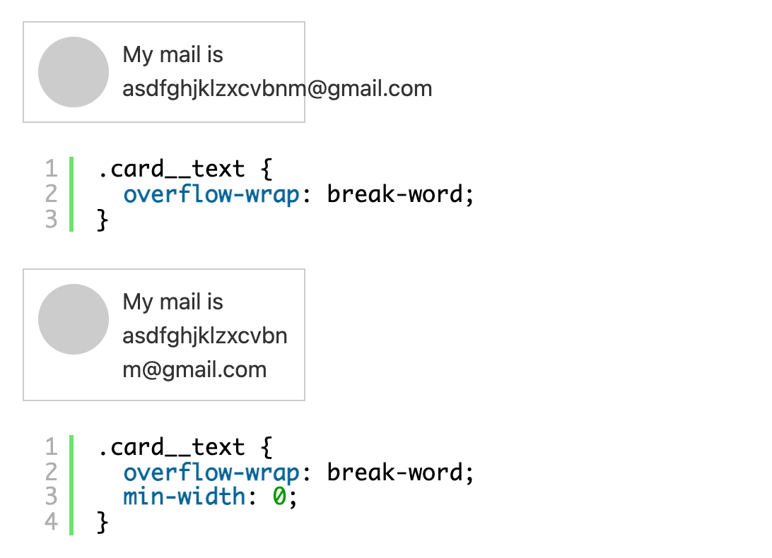 CSSのdisplay: flexだとoverflow-wrap: break-wordが効かない