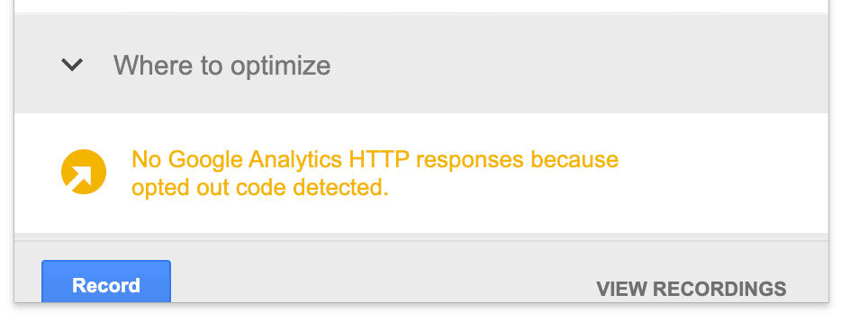 No Google Analytics HTTP responses because opted out code detected.