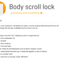body-scroll-lock.jsで特定の要素以外のスクロールをロックする方法
