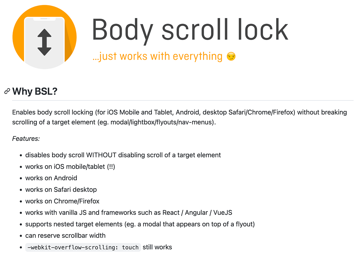 body-scroll-lock.jsで特定の要素以外のスクロールをロックする方法