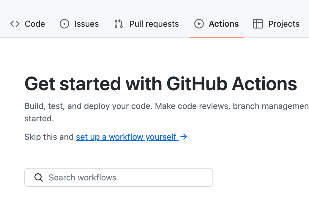 Get started with GitHub Actions