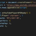 1分でできるiframe組み込みのYouTube Player API