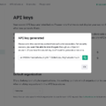 OpenAI(ChatGPT)のAPI keys(SECRET KEY)は1度しかコピー不可