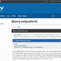 jQuery 3.7.0から追加された.uniqueSort()の使い方