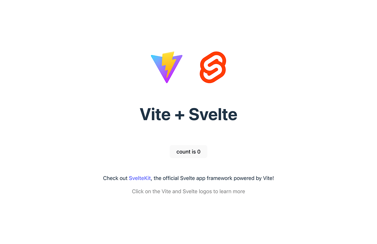 Vite + Svelteで作成したWebサイト