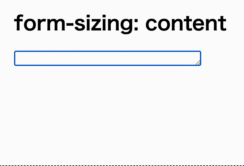 CSSのform-sizing: contentは便利だけどlhと@supportsが必要