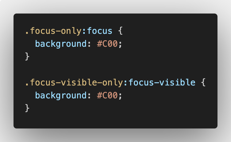 CSSの:focusはブラウザによって挙動が異なるので:focus-visibleを使うべき