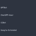 ChatGPTやBardのクローラーをrobots.txtで拒否する方法
