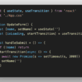 React v19からuseStateではなくuseTransitionでロード中のフラグを管理できる