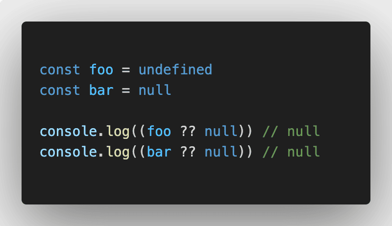 JavaScriptで「foo == null」ではなく「!(foo ?? null)」を使うべき