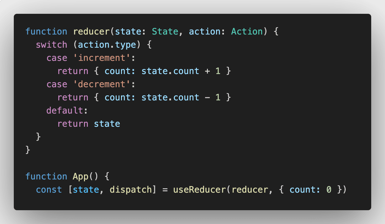 ReactでuseStateではなくuseReducerを使う方法