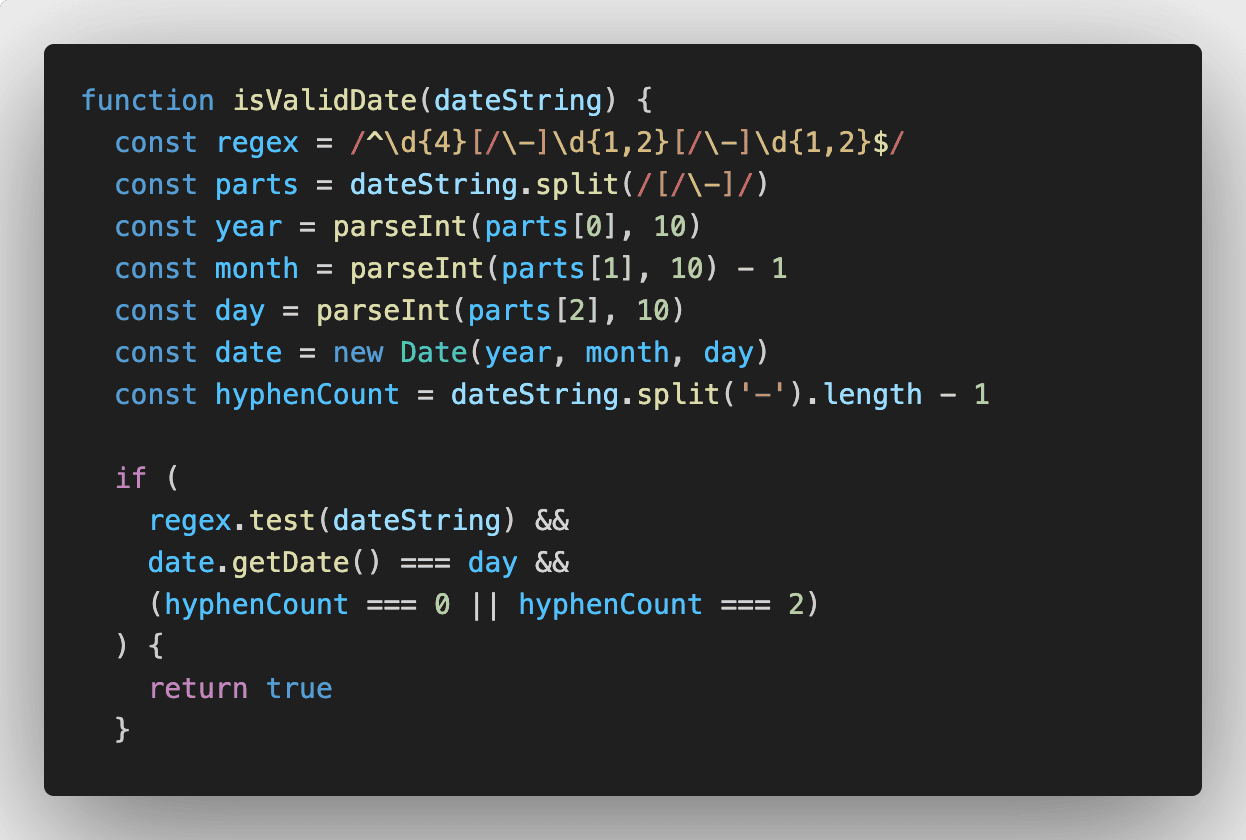 JavaScriptでisNaNを使っても有効な日付か判断できないので注意