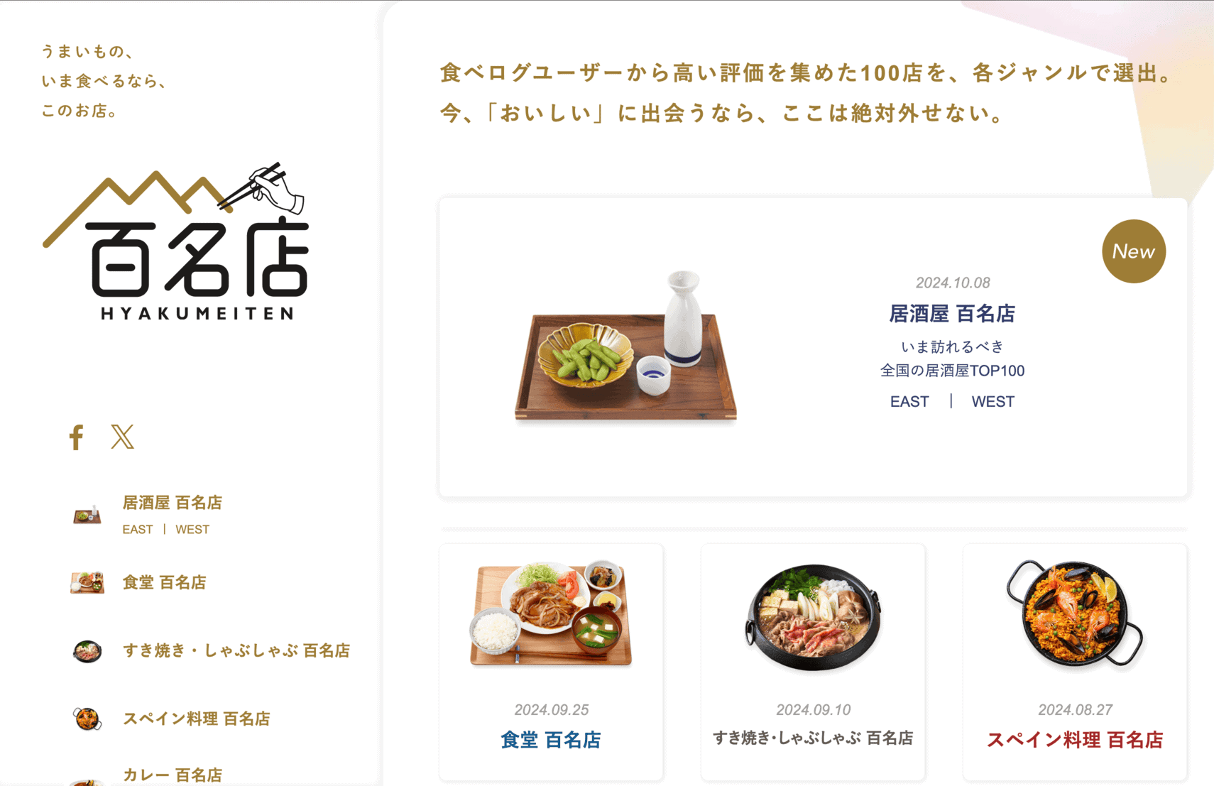 2020年以前の食べログ百名店のURLが変わってリンク切れが大量発生している