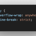 CSSの「word-break: break-all」は英文が読みづらくなるので使用してはいけない