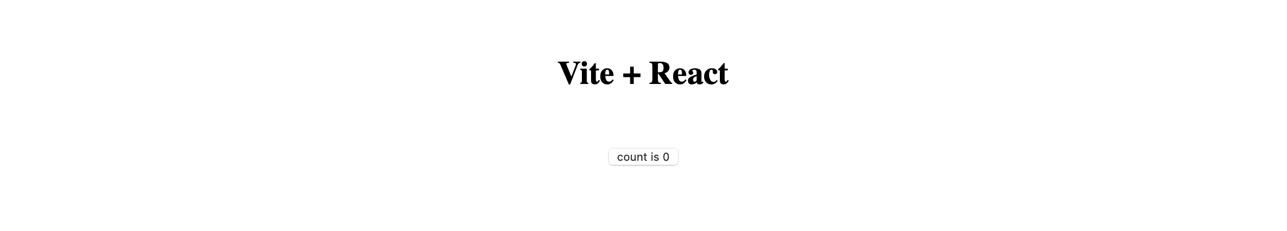 React component h1 test