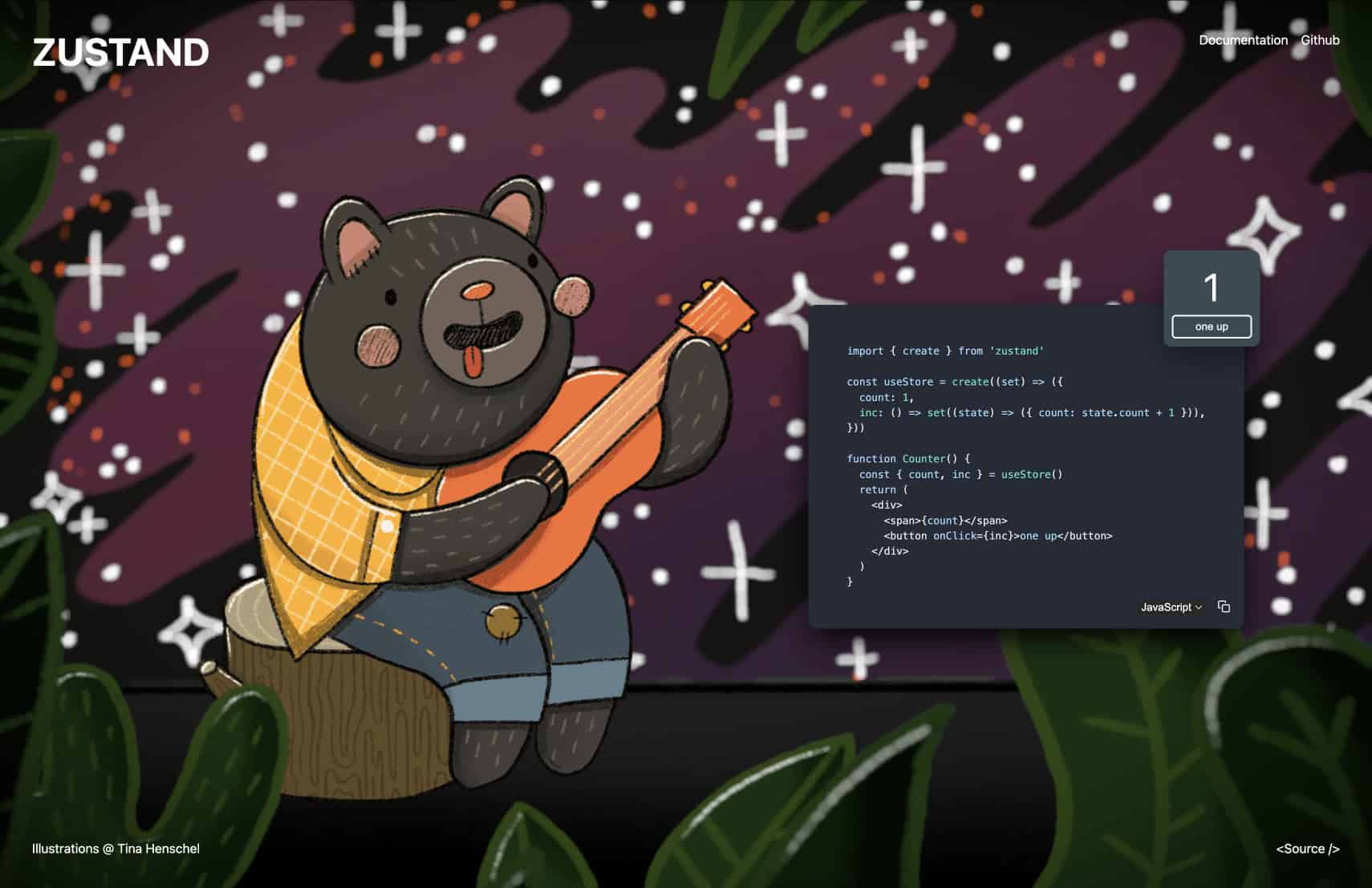 1分でわかるReactの状態管理ライブラリZustandの使い方