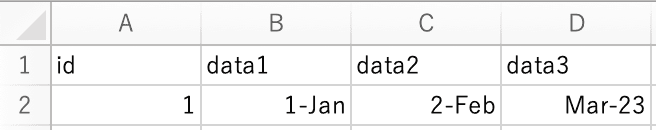 パターン4 英語の月と数字の組み合わせ