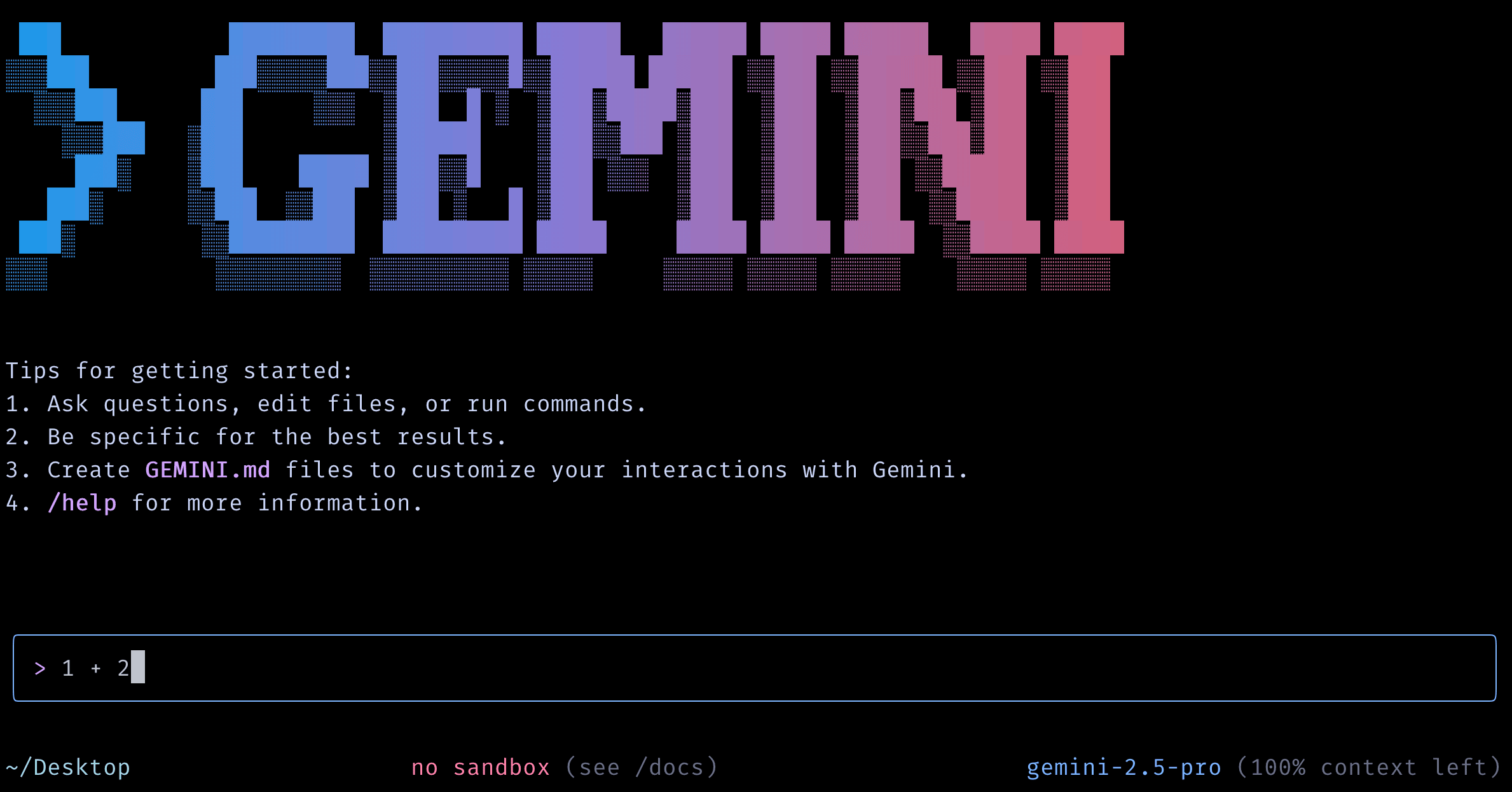 1分でできるGemini CLIによるWebアプリ開発