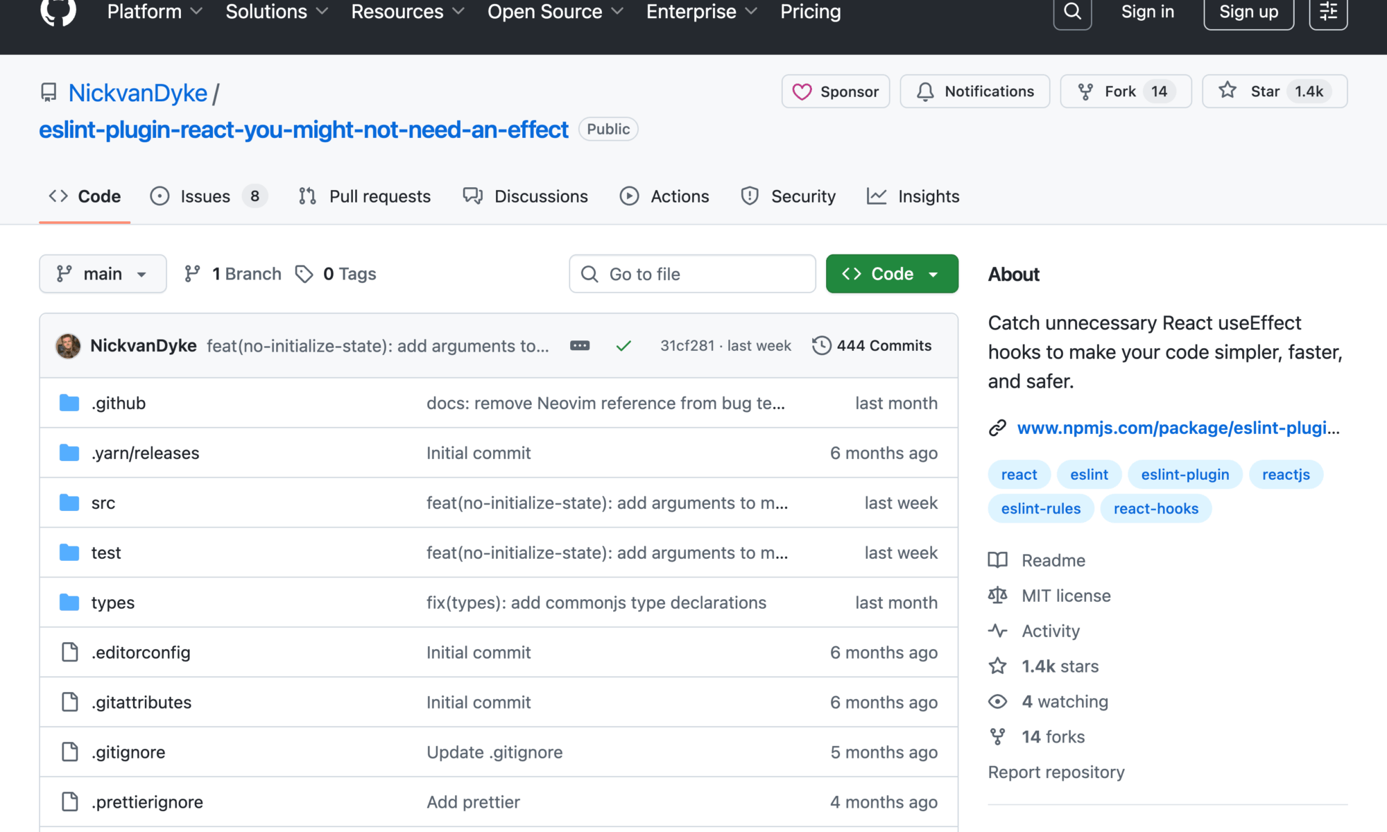 ESLint - React - You Might Not Need An Effectの使い方