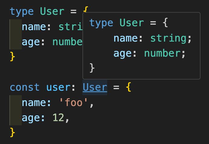 TypeScript type