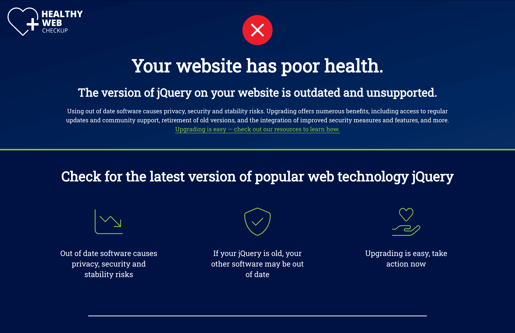 jQueryバージョン4未満は脆弱で非推奨であるという現実