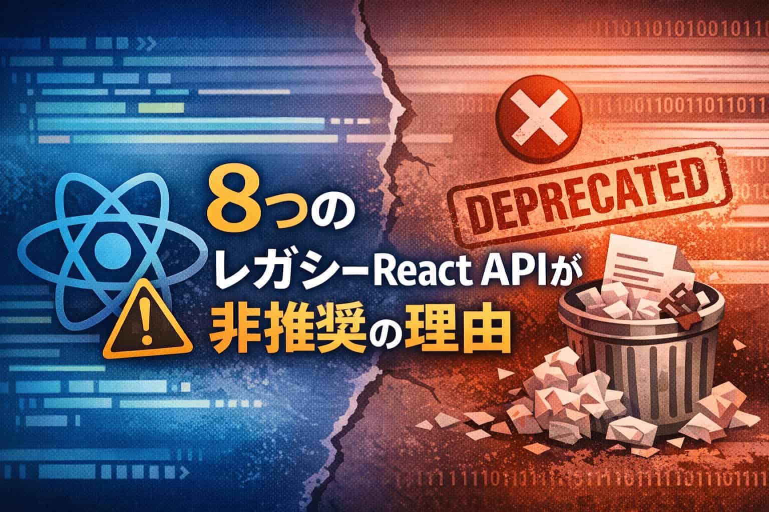 Childlenなどの8つのレガシーReact APIが非推奨の理由
