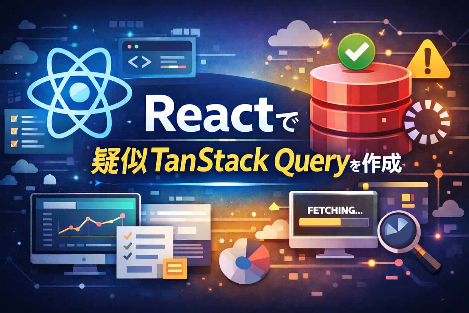 Reactで疑似TanStack Queryを作成する方法