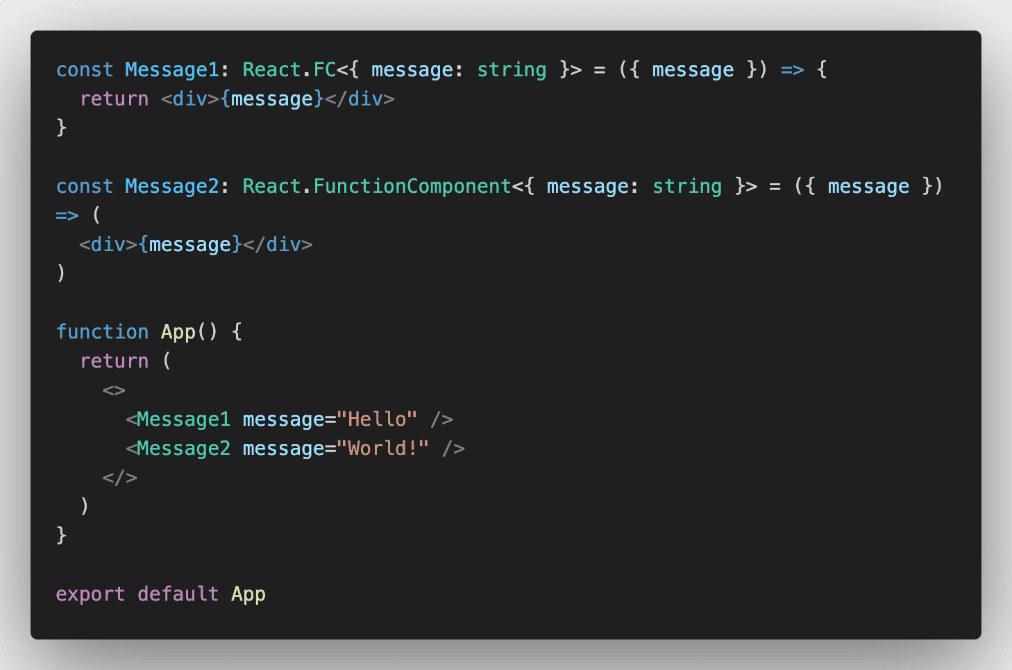 React.FCとReact.FunctionComponentはESLintで禁止するべき