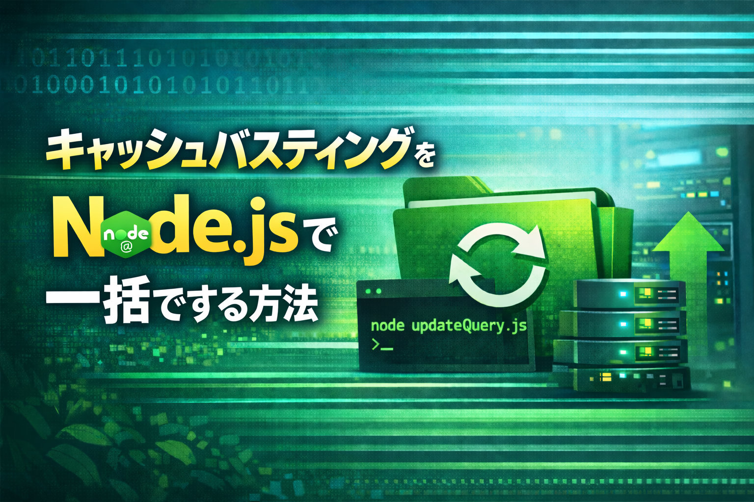 キャッシュバスティング(クエリ更新)をNode.jsで一括でする方法