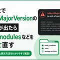NuxtでisNuxtMajorVersionのエラーが出たらnode_modulesなどを削除して直す